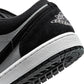Men's Air Jordan 1 Low sneakers in black and white by Denim Exchange