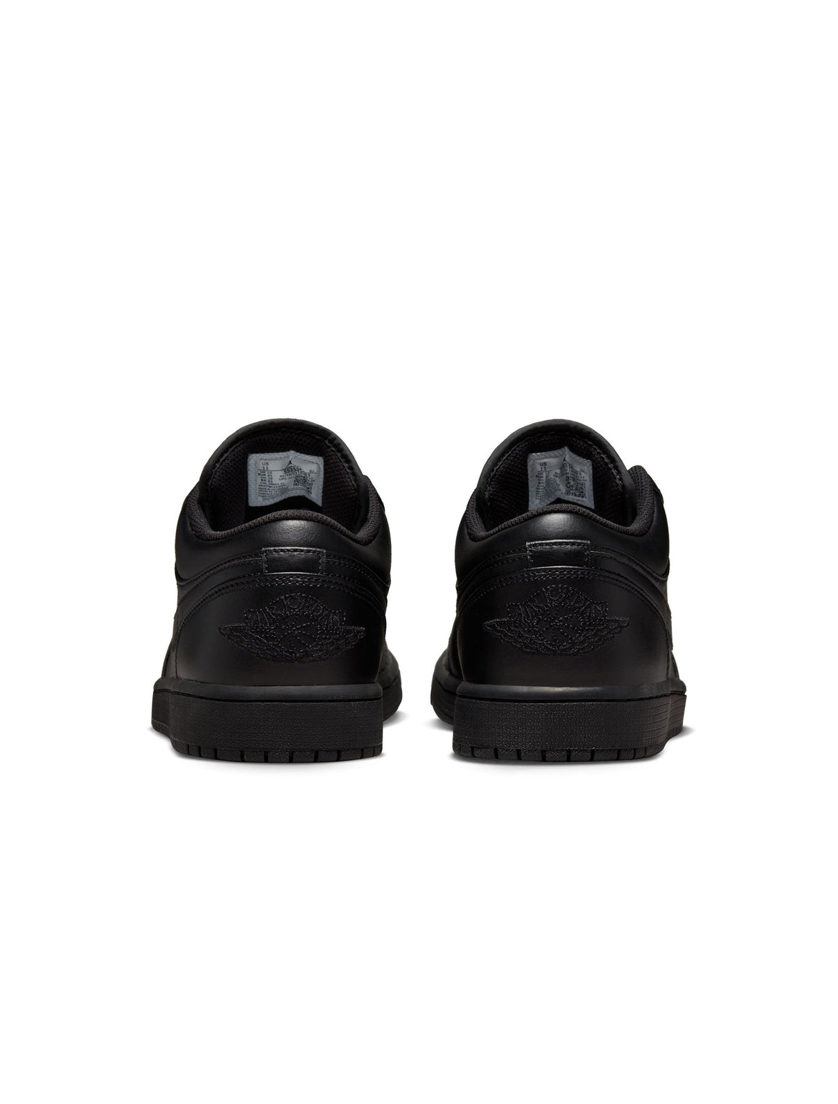 Denim Exchange Air Jordan 1 Low men's footwear in triple black###
