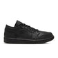 Denim Exchange Air Jordan Mens 1 Low Triple Black sneakers in a low-top design