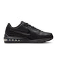 Black Nike Men's Air Max LTD 3 sneakers, side view with visible Air Max cushioning and lace-up design