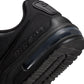 Black Nike Men's Air Max LTD 3 sneakers, side view of men's footwear