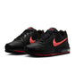 Nike men's Air Max LTD 3 footwear in black with University Red accents
