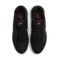 Nike men's Air Max LTD 3 footwear in black with University Red accents, side view