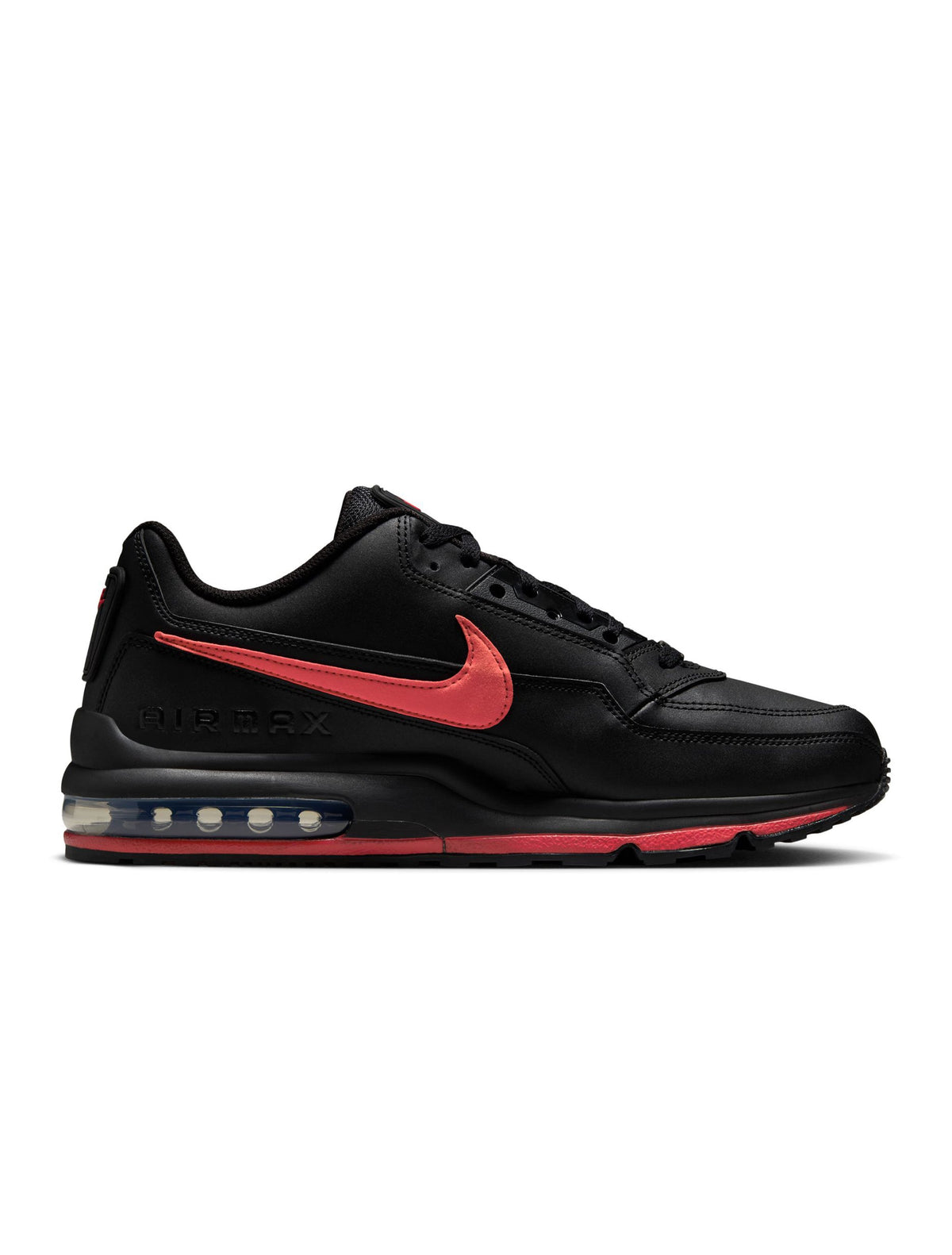 Nike Men's Air Max LTD 3 black and University Red men's footwear sneaker