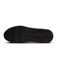 Nike Men's Air Max LTD 3 black sneakers with University Red accents, side view