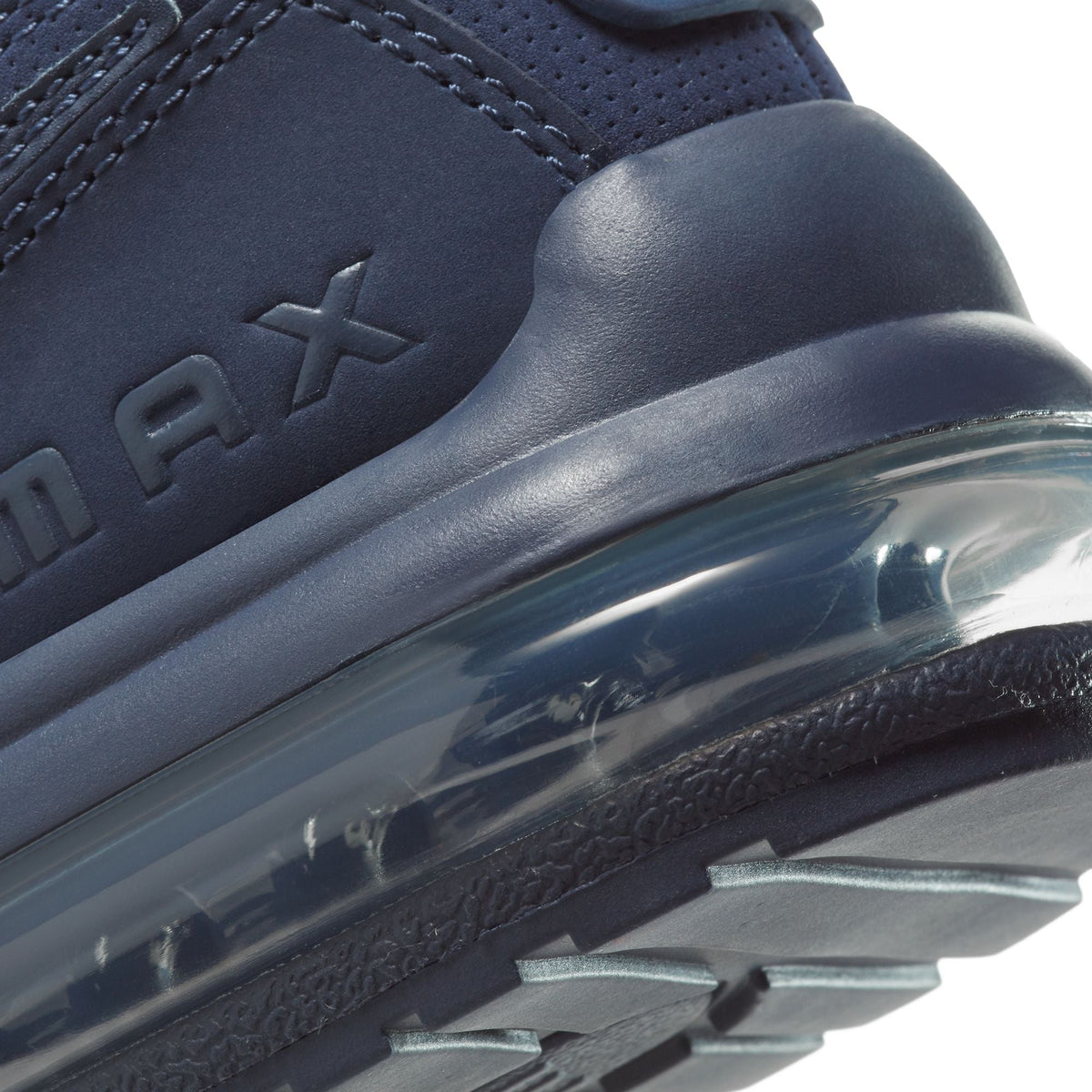Nike Men's Air Max LTD 3 navy sneakers, side view with visible Air cushioning sole