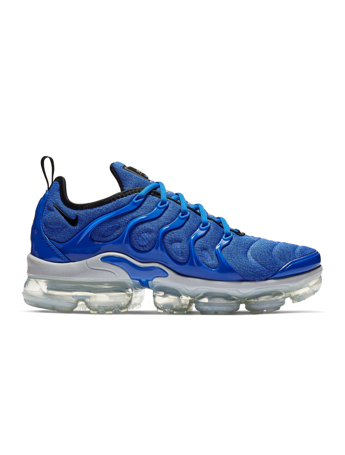 Nike Men's Air Vapormax Plus Game Royal sneakers in blue with visible Air cushioning sole