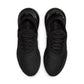 Black Nike Womens Air Max 270 sneakers with sleek design, showcasing the iconic air cushion and stylish black upper.