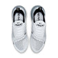 Nike Women's Air Max 270 in Pure Platinum, stylish athletic footwear with cushioned sole and breathable design.