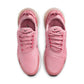 Womens Nike Air Max 270 sneakers in Elemental Pink, showcasing the stylish pink and white design with breathable mesh upper.