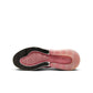 Pink Nike Air Max 270 women's sneakers with white soles and breathable mesh upper, stylish athletic footwear for women.