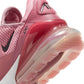 Nike Women's Air Max 270 sneakers in Elemental Pink, showcasing the stylish pink and white design on a casual footwear pair.