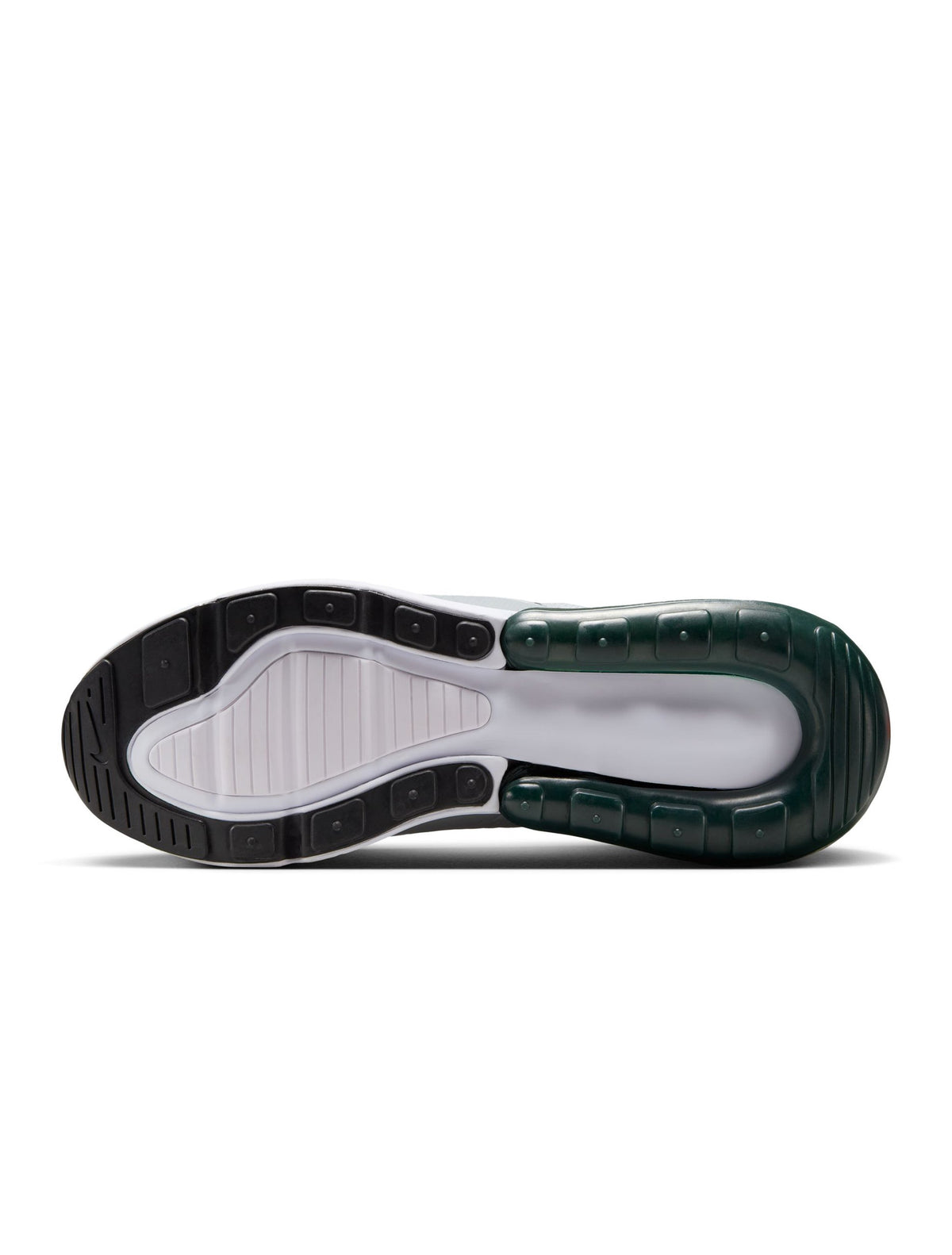 Men's Nike Air Max 270 sneakers in Vast Grey with a cushioned sole and breathable mesh upper