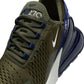 Men's Nike Air Max 270 Cargo sneakers in khaki and light bone with visible Air Max cushioning.