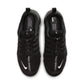 Nike men's Air Vapormax Run Utility sneakers in black with reflective silver accents, showcasing a sleek athletic design.