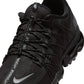 Nike men's Air Vapormax Run Utility sneakers in black and silver, featuring breathable mesh and cushioned sole for comfort.