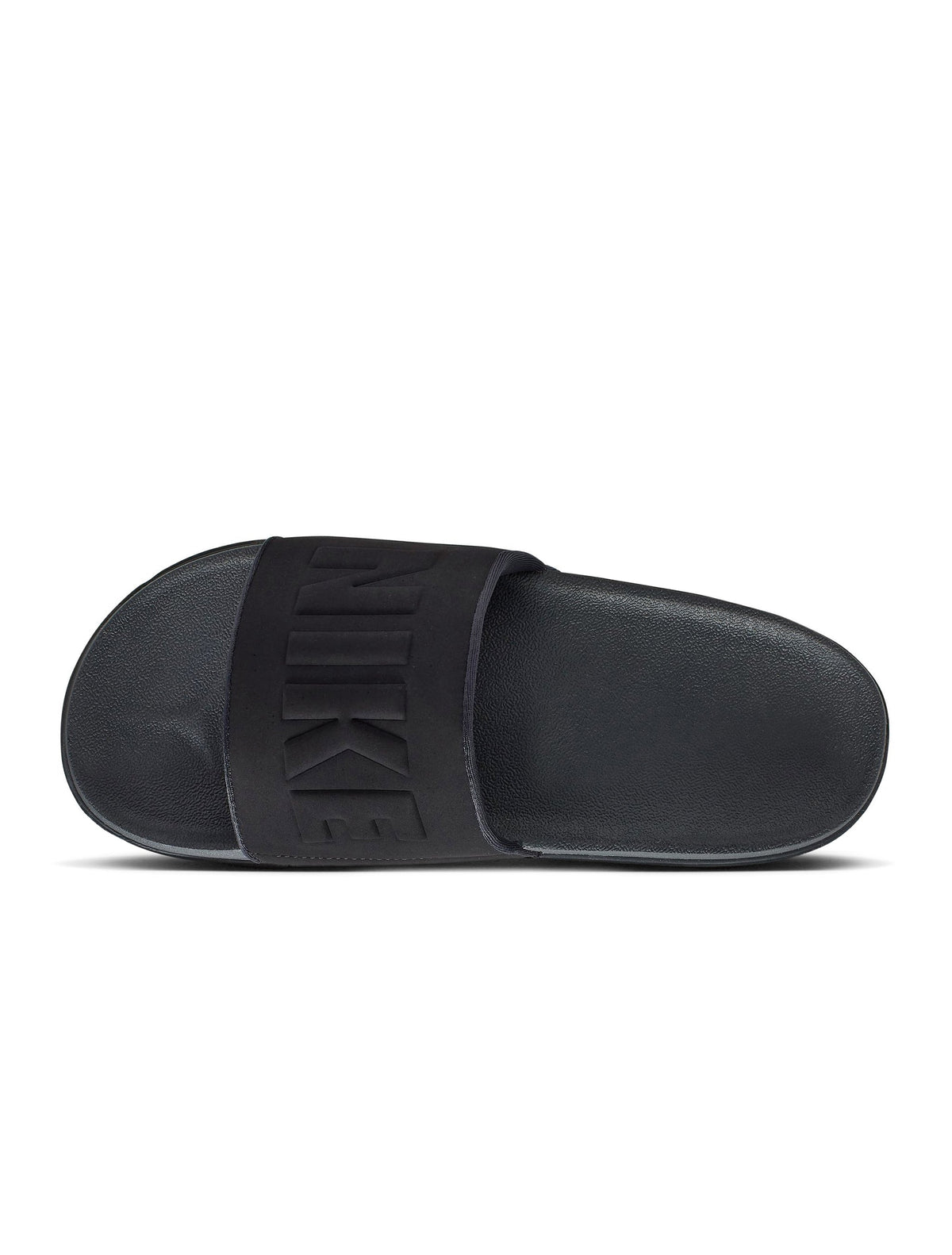Nike men's Offcourt slide in anthracite, open-toe casual footwear by Denim Exchange