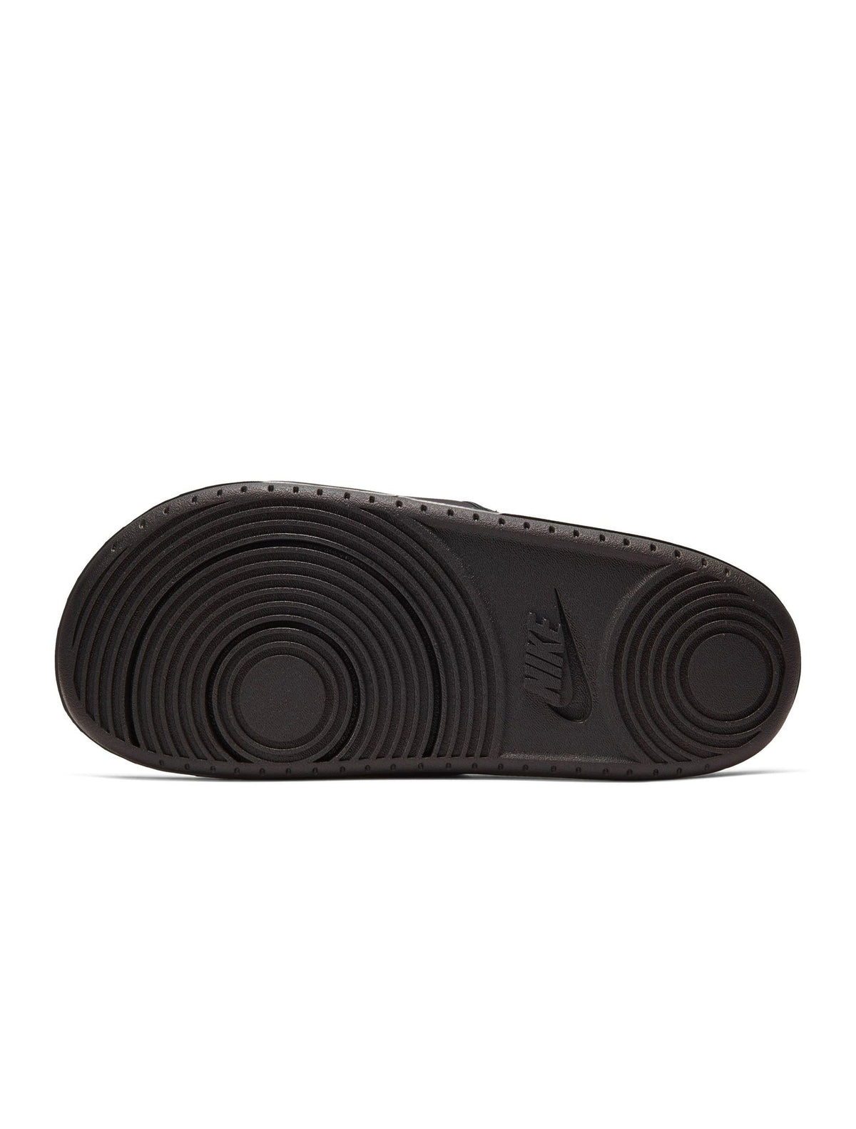 Nike men's Offcourt slide in anthracite, shown from the side