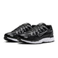 Nike men’s P-6000 black sneakers by Denim Exchange, side view of layered mesh and leather panels