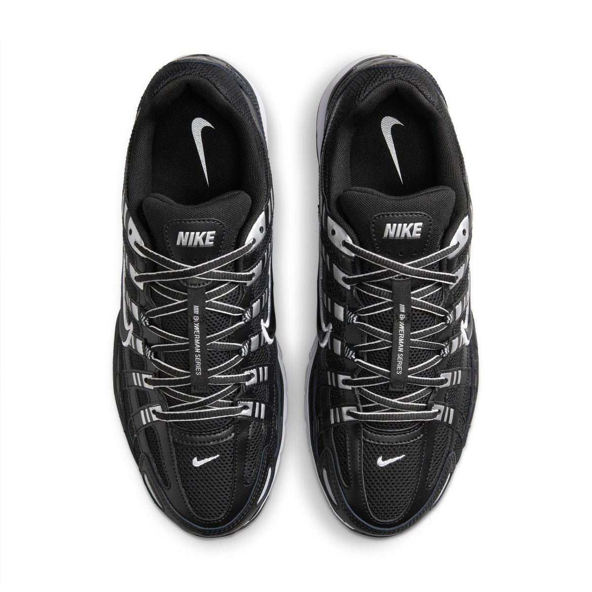 Nike men's P-6000 black sneakers from Denim Exchange, side view