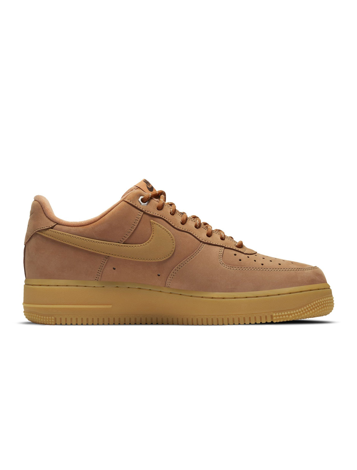 Nike Air Force 1 '07 WB men's footwear in Flax suede with classic low-top sneaker design