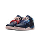 Denim Exchange Air Jordan Women’s 3 Retro Sport Renaissance sneakers in blue and white leather with elephant print detailing