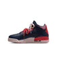 Denim Exchange Air Jordan Women’s 3 Retro Sport Renaissance sneakers in blue and white leather with elephant print accents