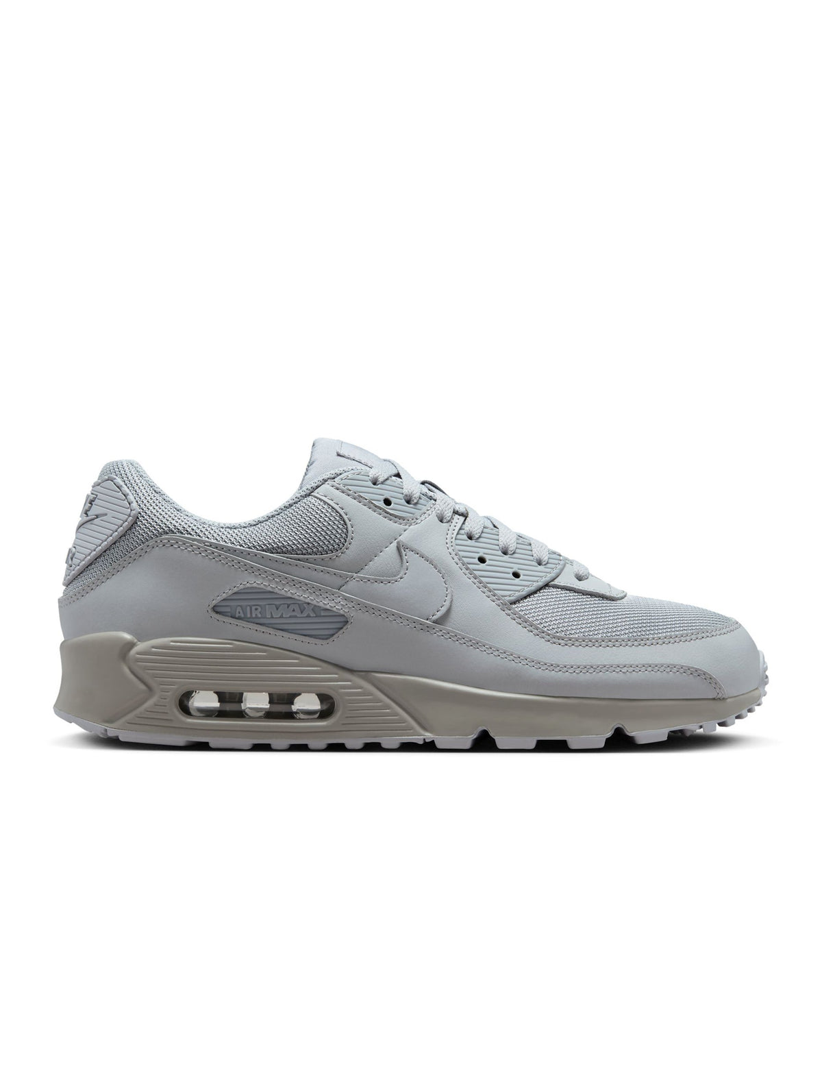 Nike Men's Air Max 90 sneakers in wolf grey, by Denim Exchange