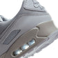 Nike men's Air Max 90 sneakers in Wolf Grey, side view