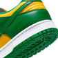 Nike Mens Dunk Low SP Pine Green sneakers in green and white with Nike branding, showcasing the stylish low-top design.