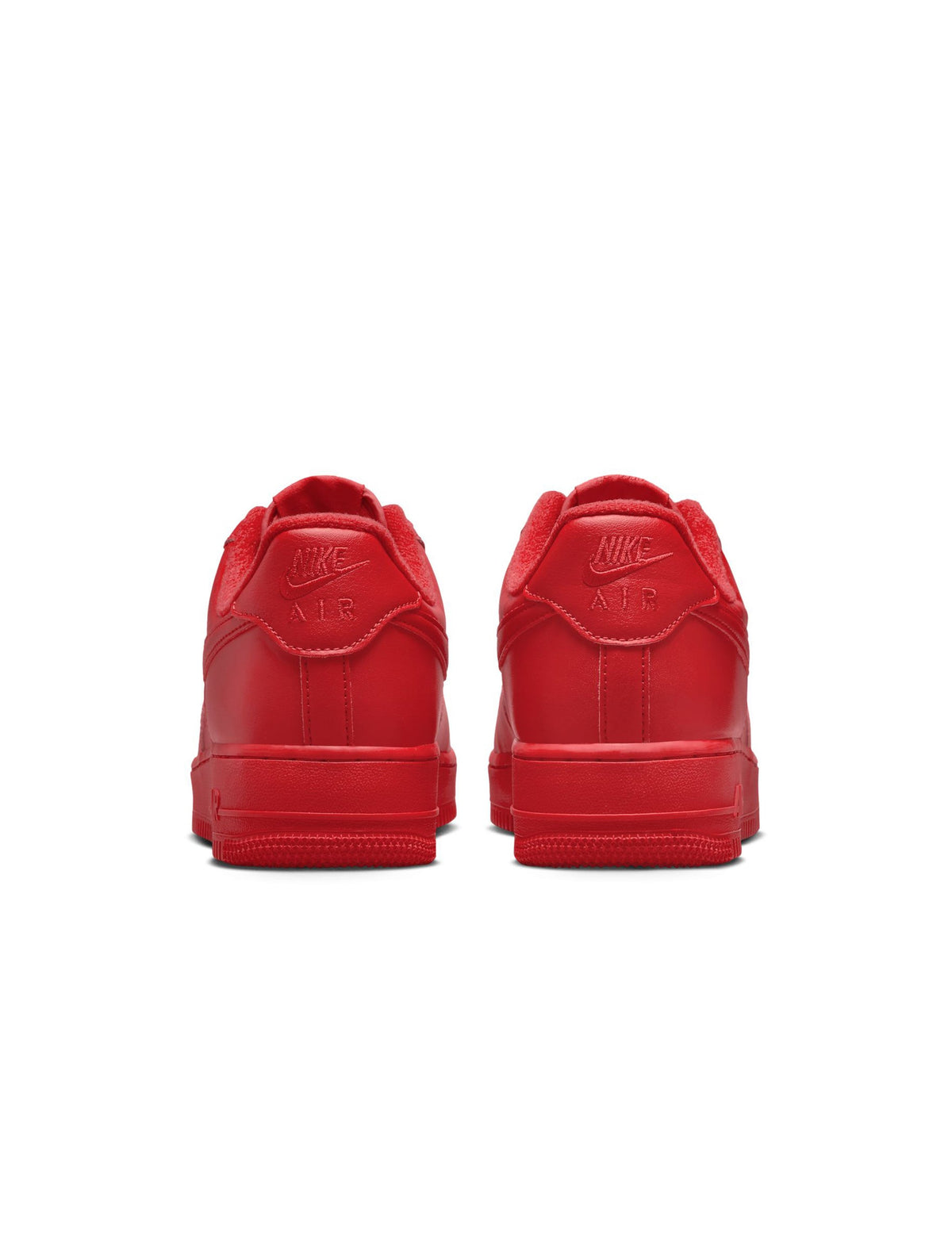 Nike men's Air Force 1 ’07 LV8 1 sneakers in University Red with classic low-top design