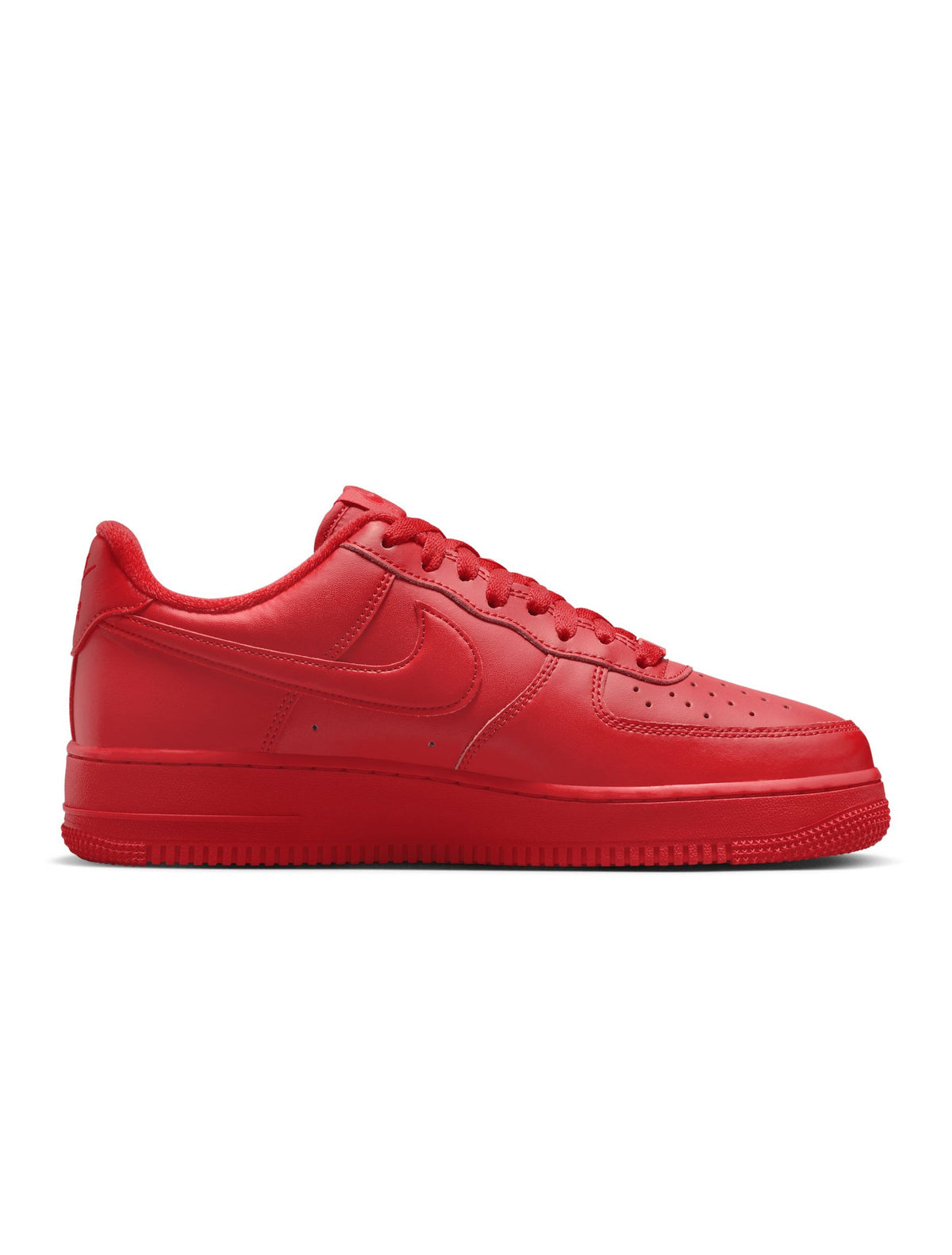 Denim Exchange men's Nike Air Force 1 ’07 LV8 1 sneakers in University Red with white accents