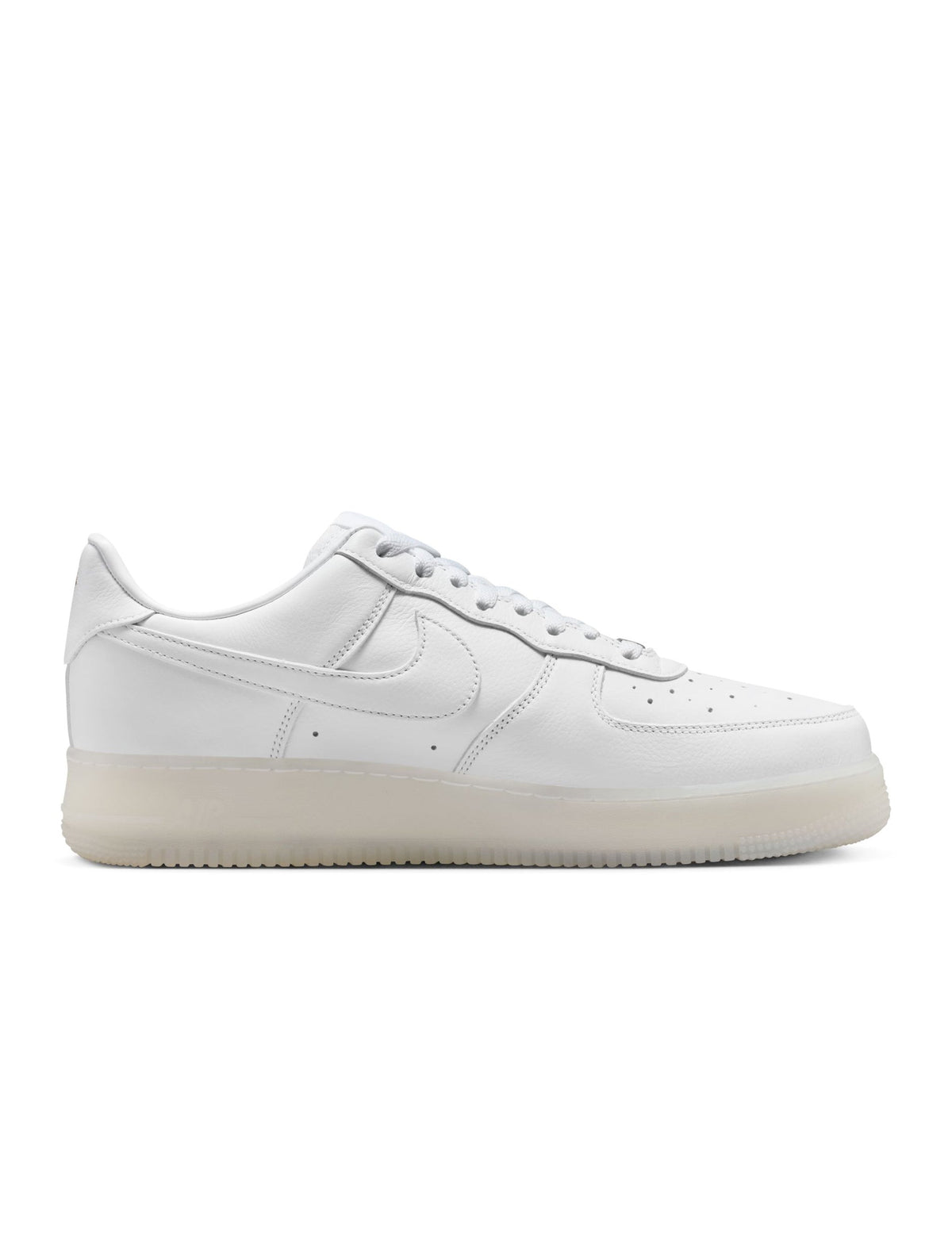 Nike x Nocta Air Force 1 Low Love You Forever men's footwear by Denim Exchange, white sneakers with red heart detail