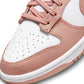 Nike Womens Dunk Low Rose Whisper sneakers by Denim Exchange in a low-top footwear design