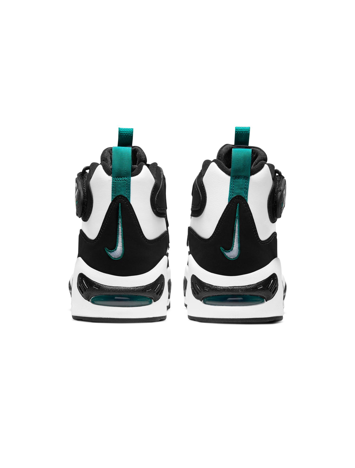 Nike Men's Air Griffey Max 1 Fresh Water sneakers in white and black with blue accents