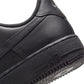 Nike Women's Air Force 1 '07 black and black sneakers, showcasing classic design and durable leather upper for everyday wear.