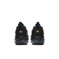 Nike Womens Air Vapormax Plus black and anthracite running shoes, showcasing sleek design and cushioned sole for comfort