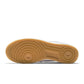 Nike men’s Air Force 1 ’07 white and gum sneakers, side view