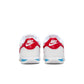 Nike Womens Cortez Leather Forrest Gump sneakers with white leather and classic style, shown on a plain background.