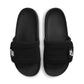 Black Nike men's Offcourt Adjust slides with cushioned footbed and adjustable strap