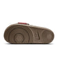 Nike men's Offcourt Adjust slides in Ironstone with adjustable strap and cushioned sole