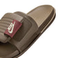 Nike Men's Offcourt Adjust Slides in ironstone, adjustable sandal with cushioned footbed and Nike branding