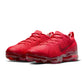 Denim Exchange men’s Nike Air VaporMax 2023 Flyknit shoes in Track Red, side view