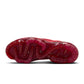 Nike men's Air VaporMax 2023 Flyknit sneakers in Track Red, side view, by Denim Exchange