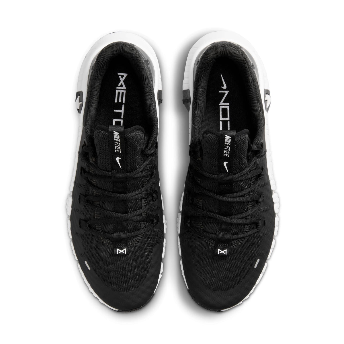 Nike Men's Free Metcon 5 black and white training shoes from Denim Exchange