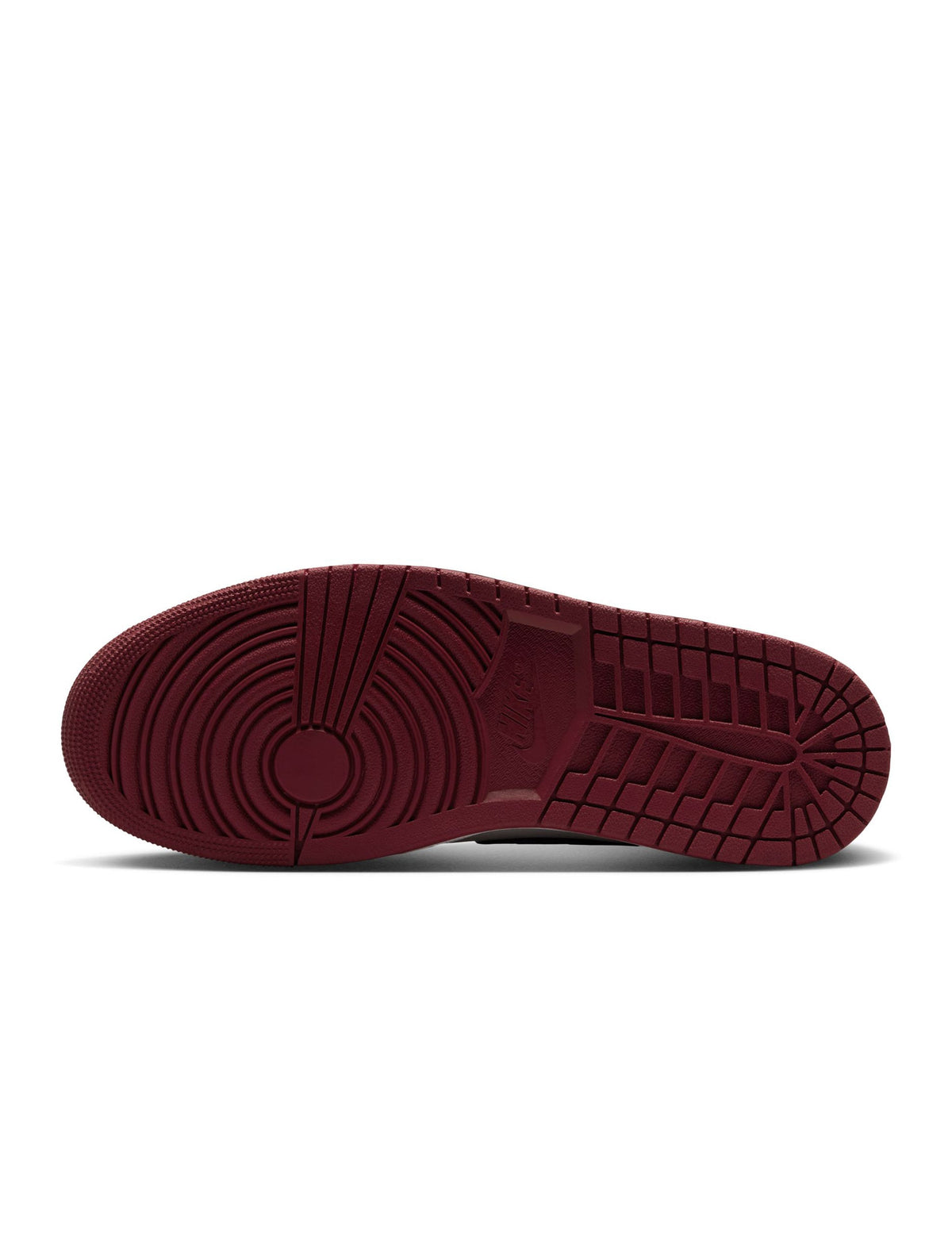 Men's Air Jordan 1 Retro High Love Letter sneakers in vibrant red and black leather, featuring iconic design details.