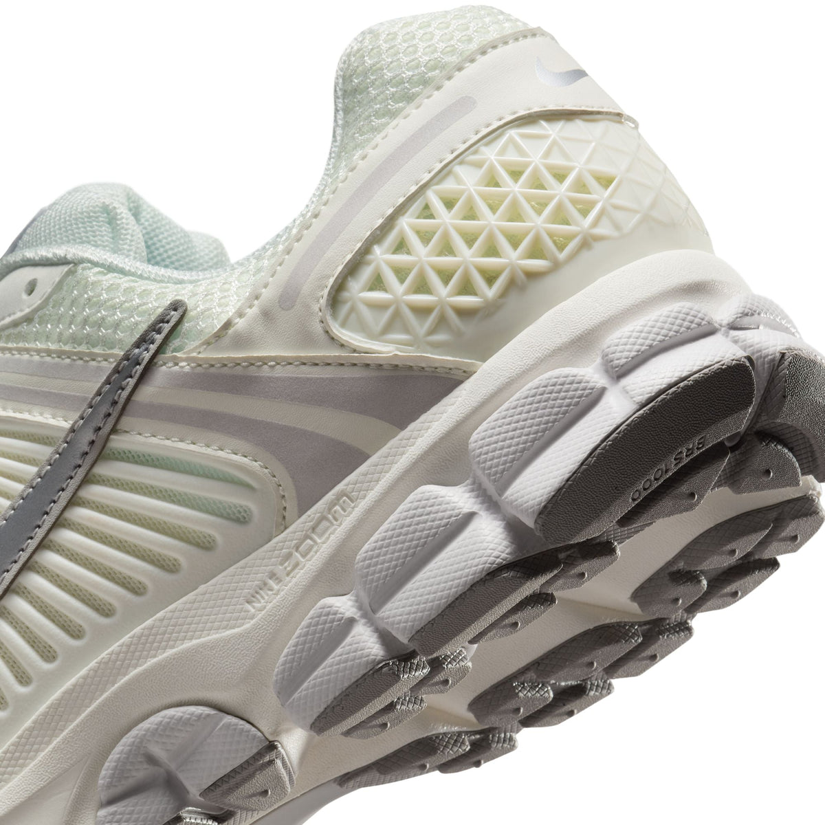 Nike men's Zoom Vomero 5 sneakers in Sail colorway, side view
