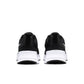 Nike Mens Air Max Nuaxis black and white athletic shoes showcasing sleek design and breathable mesh upper.