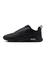 Nike Men's Air Max Nuaxis sneakers in black featuring a sleek design and visible Air Max cushioning for comfort.