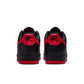 Nike Men's Air Force 1 '07 black and university red sneakers - side view